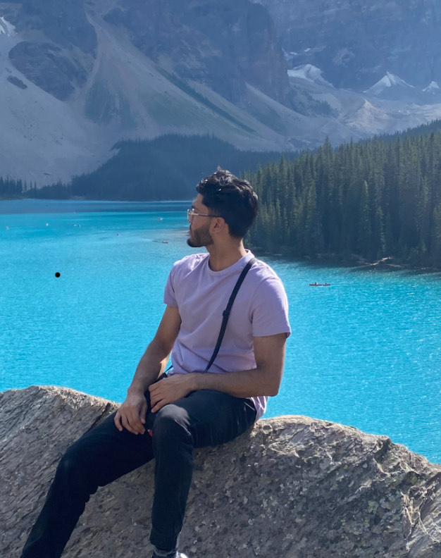 Sameer at Moraine Lake